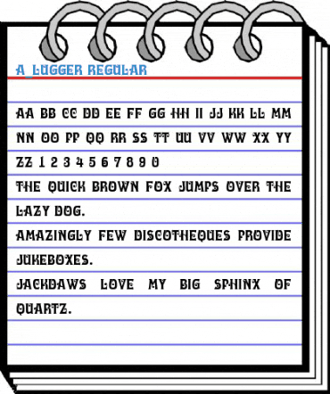 a_Lugger Regular Font