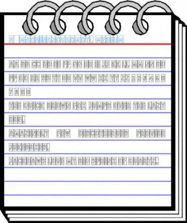 a_MachinaNovaCmOtl Font