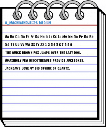 a_MachinaNovaCps Medium Font
