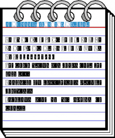 a_RomanusTtlCmD1Cb Regular Font