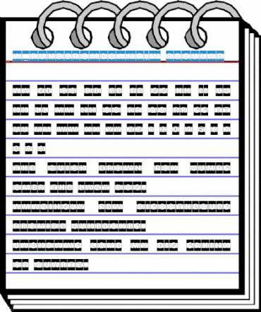 a_RunderCmB&W Font