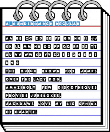 a_RunderCmRgh Regular Font