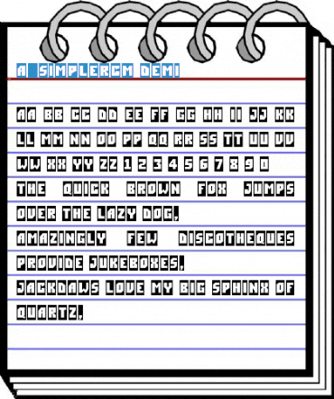 a_SimplerCm Font