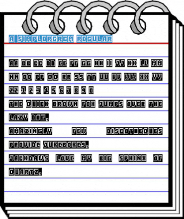 a_SimplerGrCm Regular Font