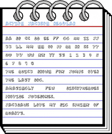 Action Jackson Regular Font