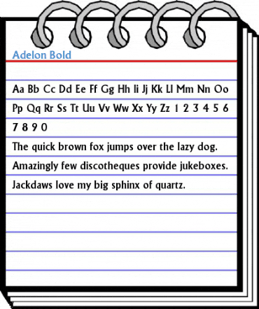 Adelon Bold Font