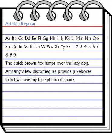 Adelon Regular Font
