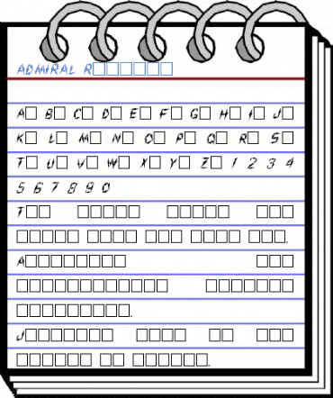 ADMIRAL Regular Font