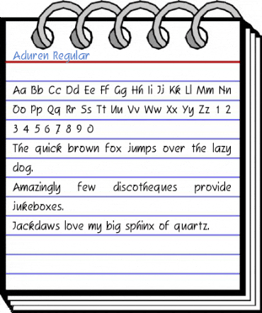 Aduren Regular Font