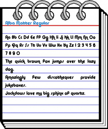 Alba Matter Regular Font