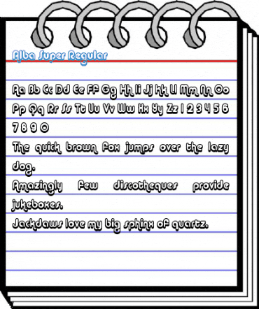 Alba Super Regular Font
