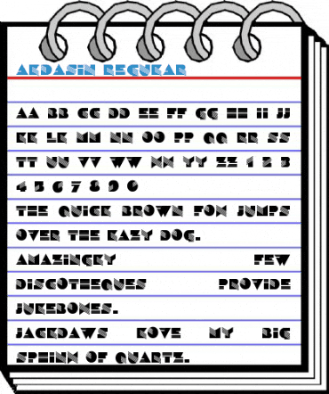 Aldasin Regular Font