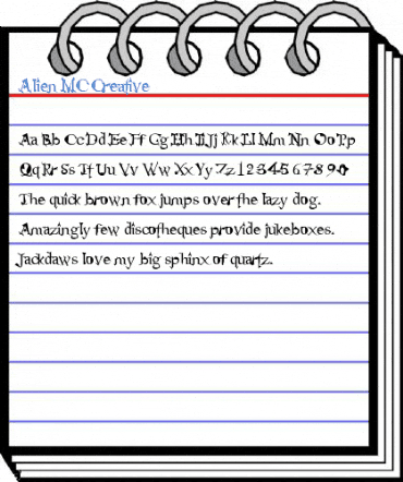 Alien MC Creative Font