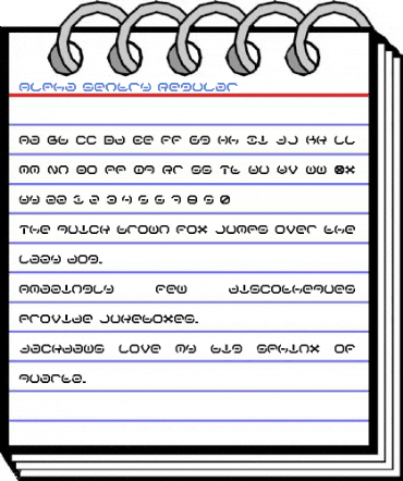 Alpha Sentry Regular Font