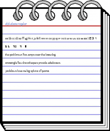 Alphabeta Regular Font