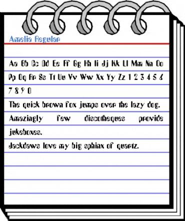 Amelia Regular Font
