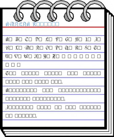 AMNENA Regular Font