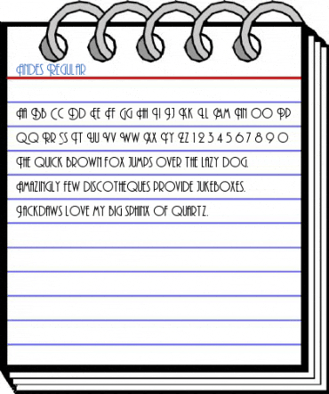 Andes Regular Font