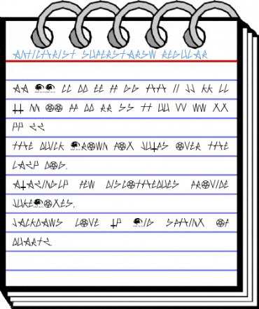 AntiChrist SuperstarSW Regular Font