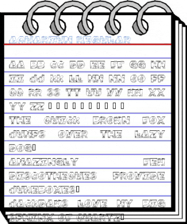 Aquarium Regular Font