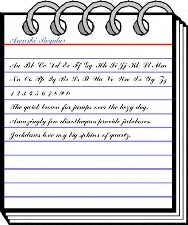 Arenski Regular Font