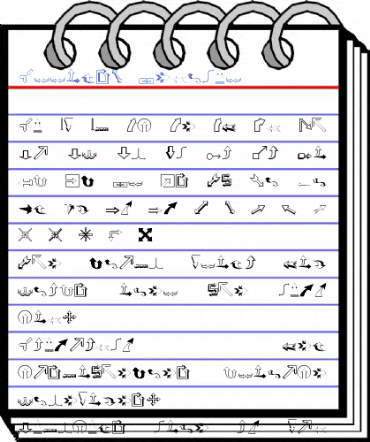 Arrows2 Regular Font