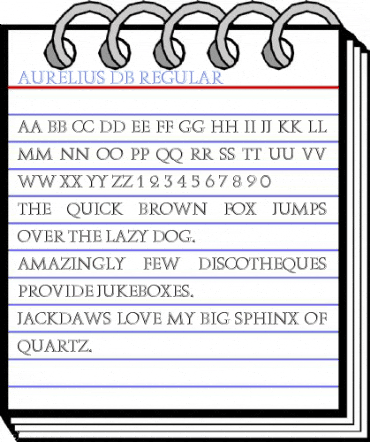 Aurelius DB Regular Font