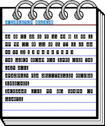 a_LancetCm Regular Font