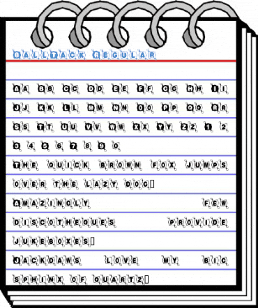 BallTack Regular Font