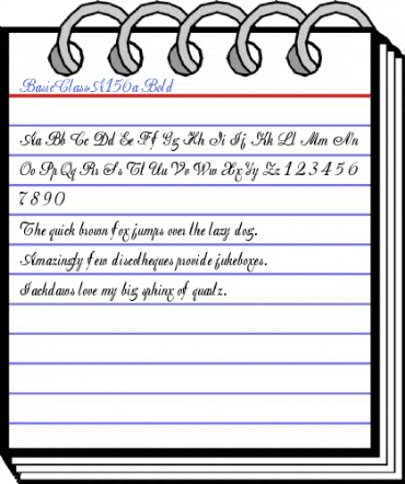 BasicClassA156a Bold Font