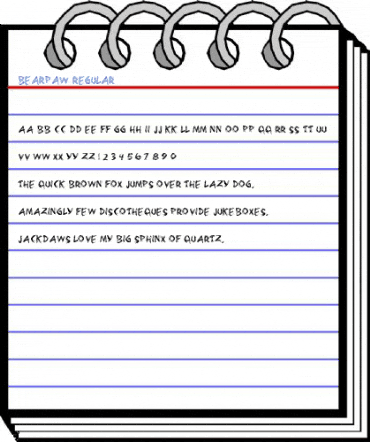 Bearpaw Regular Font