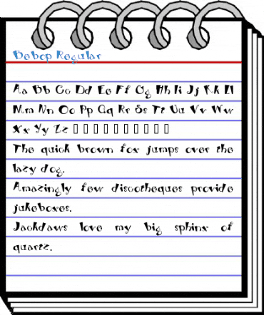 Bebop Regular Font