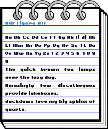 BM figaro A11 Font