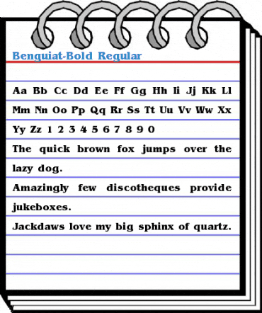 Benguiat-Bold Regular Font