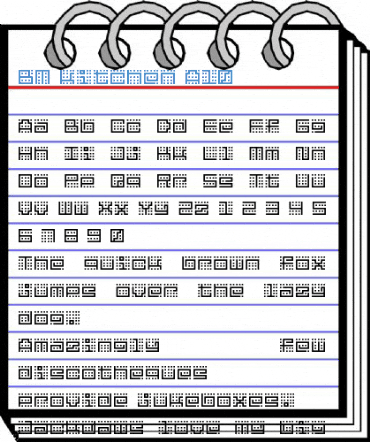 BM kitchen A10 Font