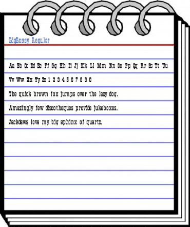 BigBossy Regular Font