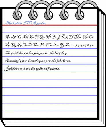 Blackadder ITC Regular Font