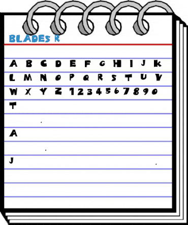 BLADES Regular Font