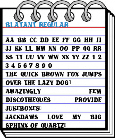 Blatant Regular Font