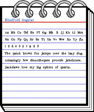 Blindfold Regular Font