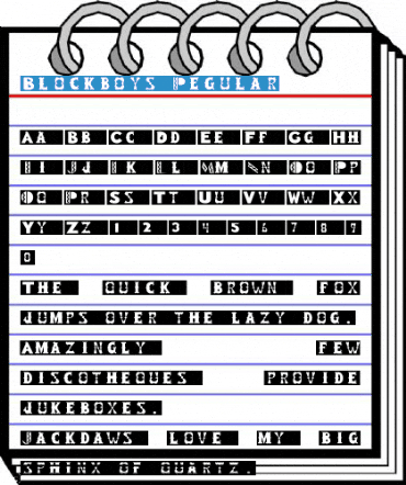 Blockboys Regular Font