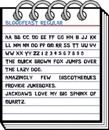 BloodFeast Regular Font