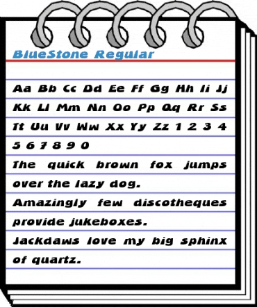 BlueStone Regular Font