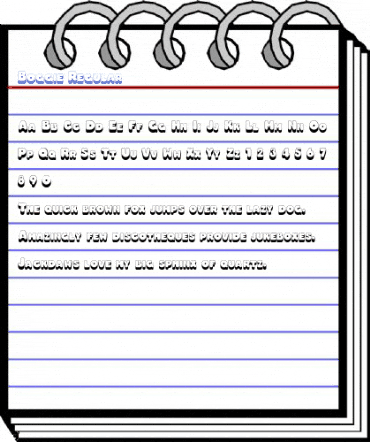 Boggie Regular Font