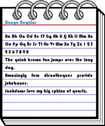 Bongo Regular Font