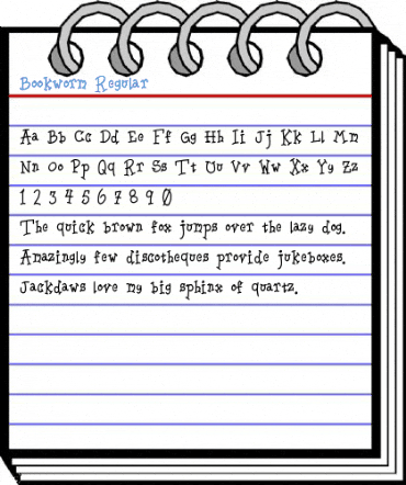 Bookworm Regular Font