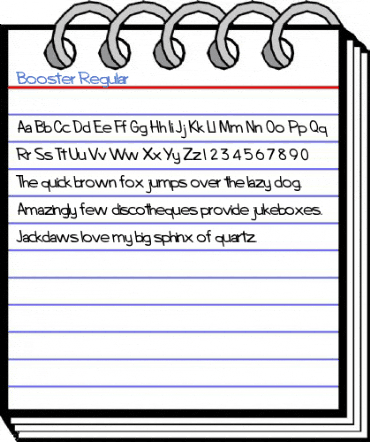 Booster Regular Font