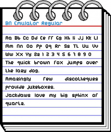 BN Emulator Regular Font