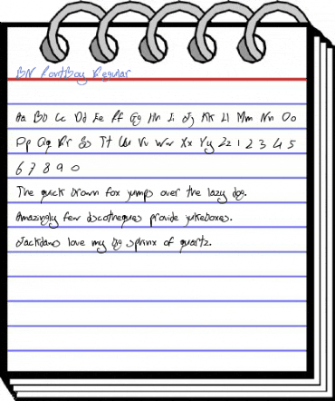BN FontBoy Regular Font