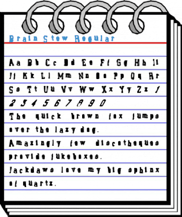 Brain Stew Regular Font